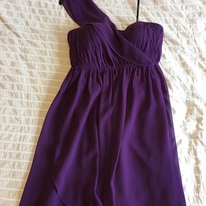 Purple bridesmaid dress